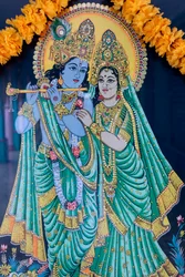 Krishna and Radha, Sri Thenday Yutthapani Temple, Ho Chi Minh City, Vietnam